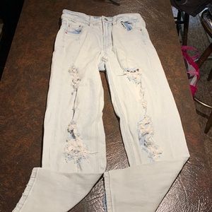 Wild Fable distressed high rise mom jeans size 00